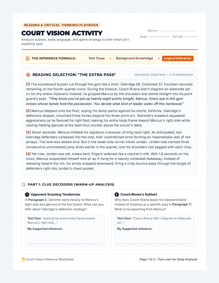 Court Vision Activity