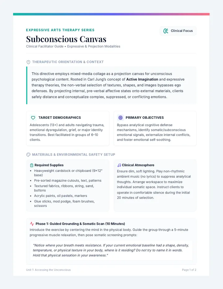 Subconscious Canvas Facilitator Guide