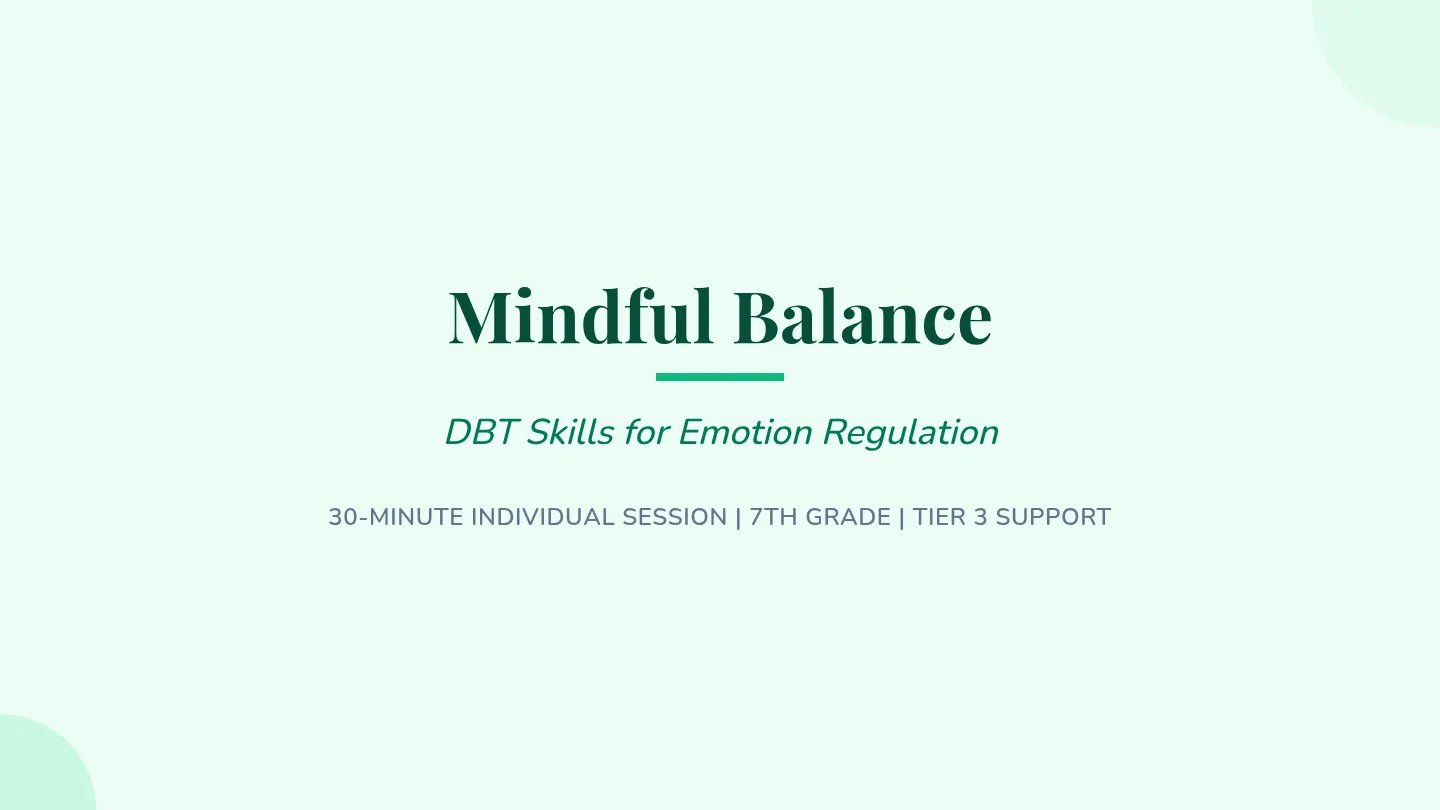 Mindful Balance Slides