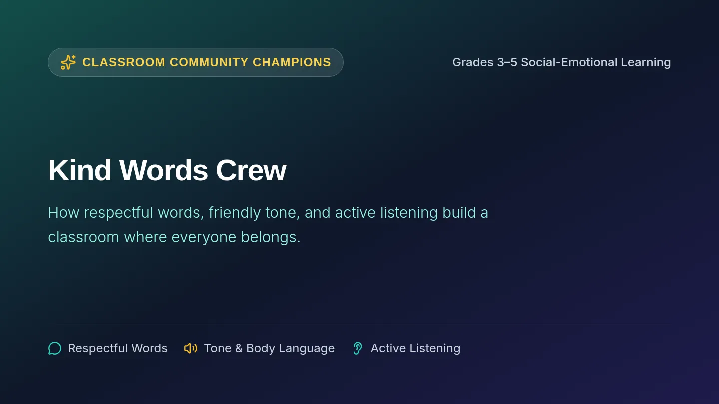 Kind Words Slides