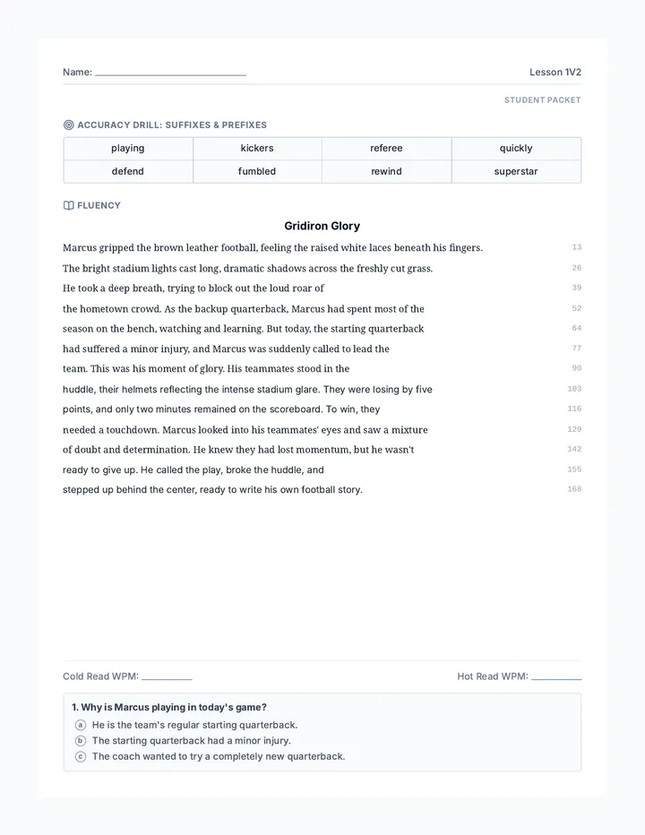 ARI Lesson 1 V2 Student Packet