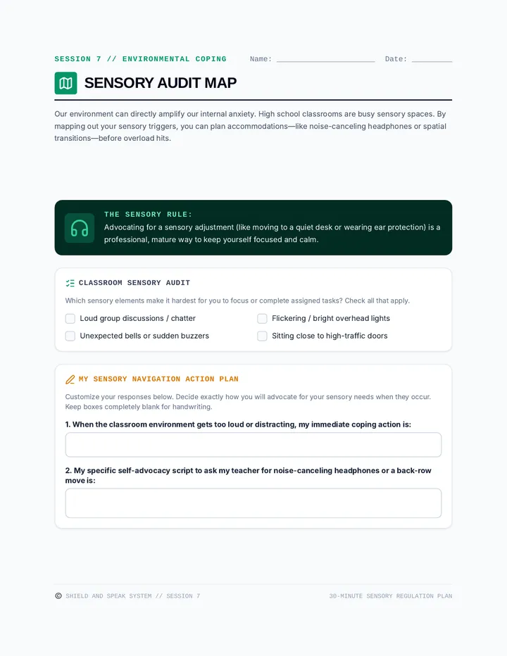 Sensory Audit Map
