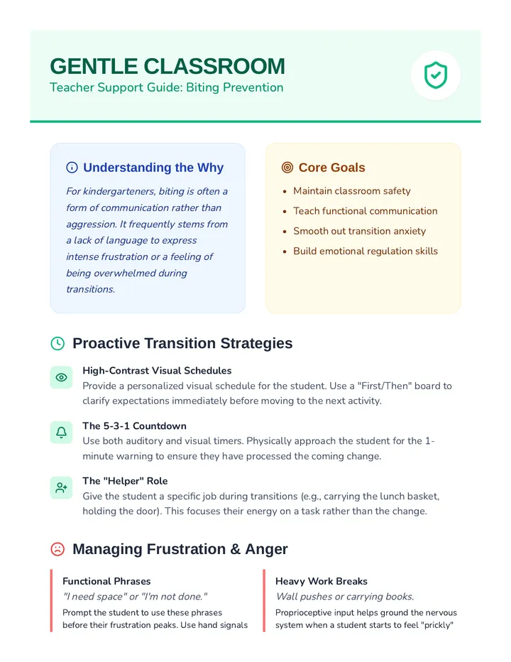 Gentle Classroom Teacher Guide