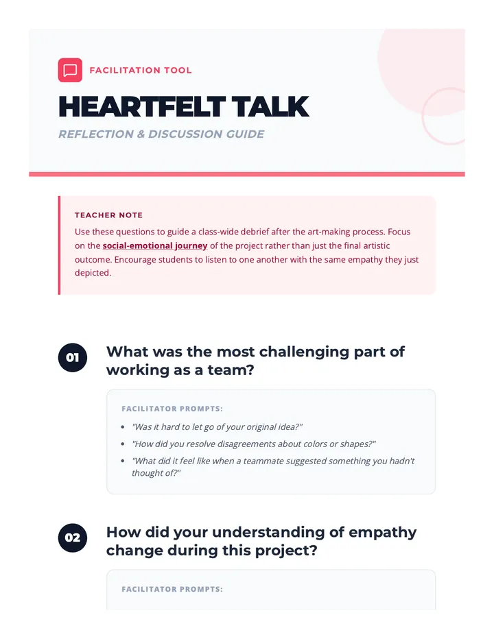 Heartfelt Talk Discussion Guide