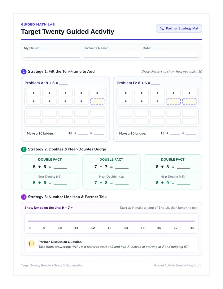 Target Twenty Guided Activity