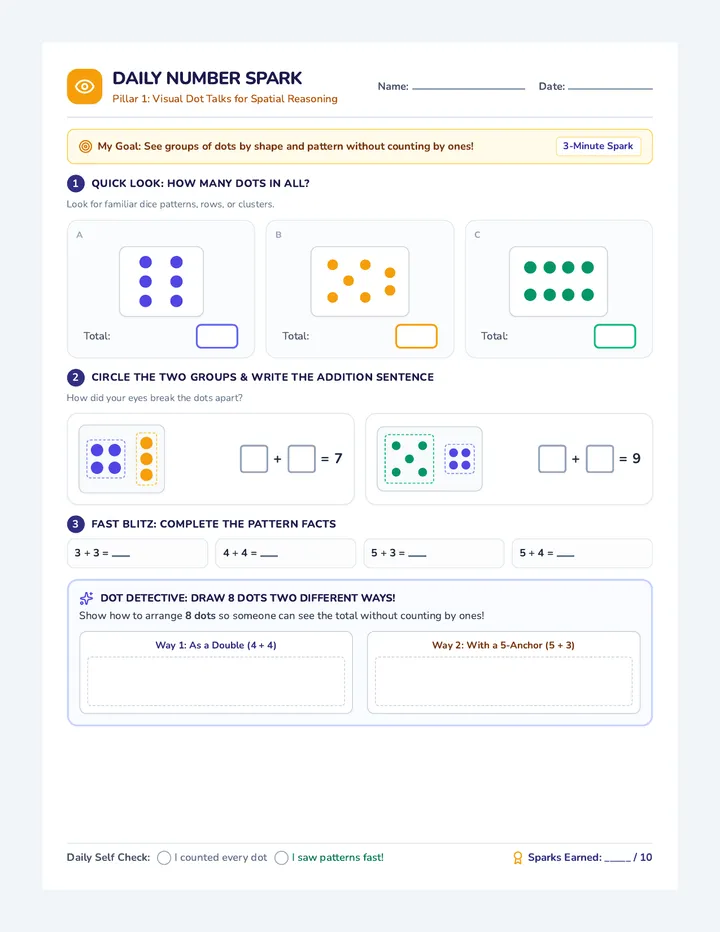 Dot Talk Sheet