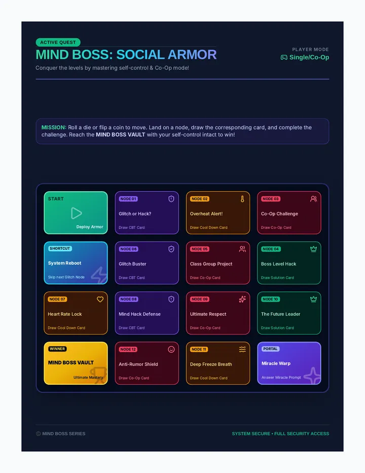 Mind Boss Game Cards