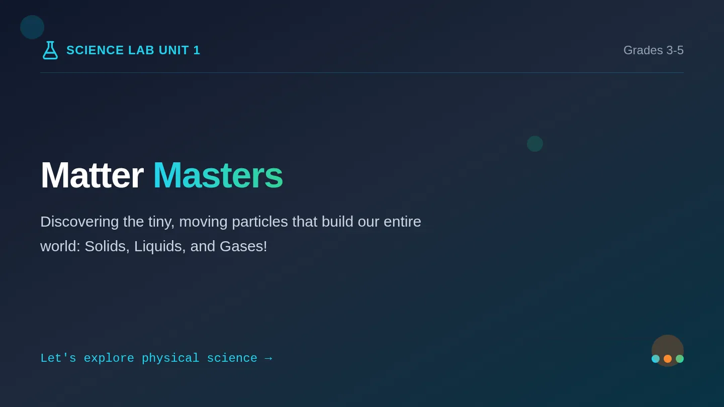 Matter Masters Slides