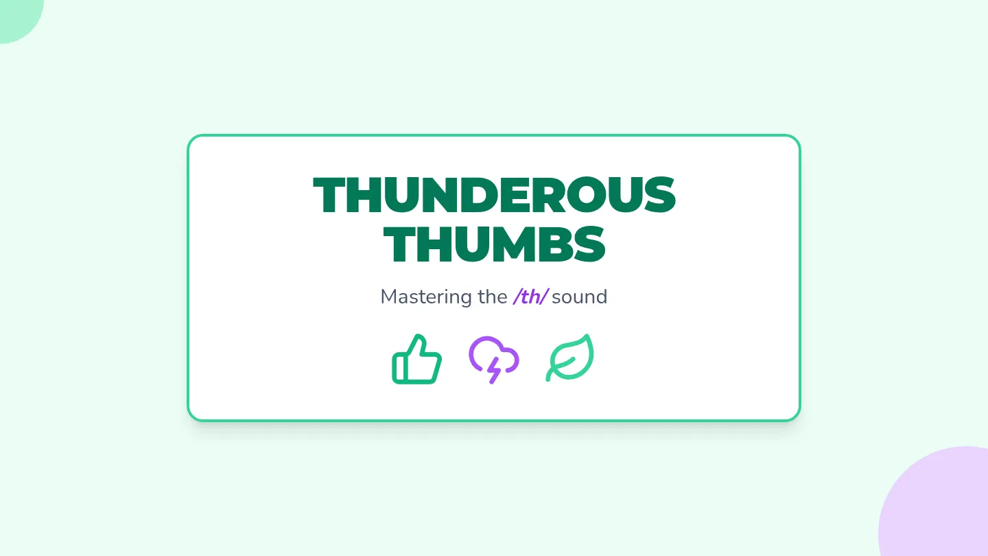 Thunderous Thumbs Slides