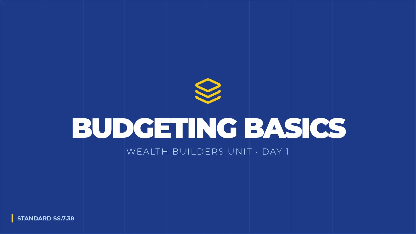 Budgeting Basics Slides