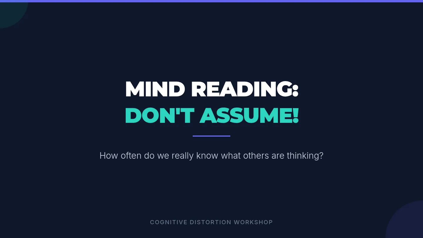 Mind Reading Slide Deck