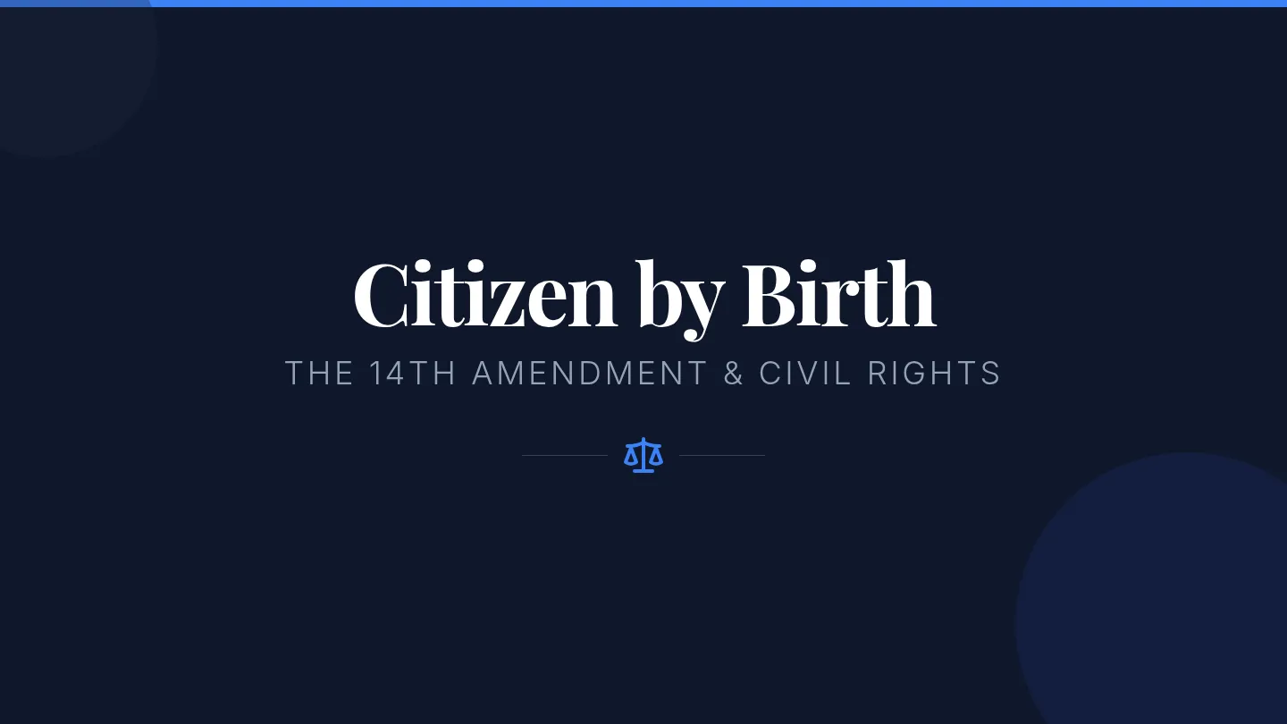 Birthright Citizenship Slides