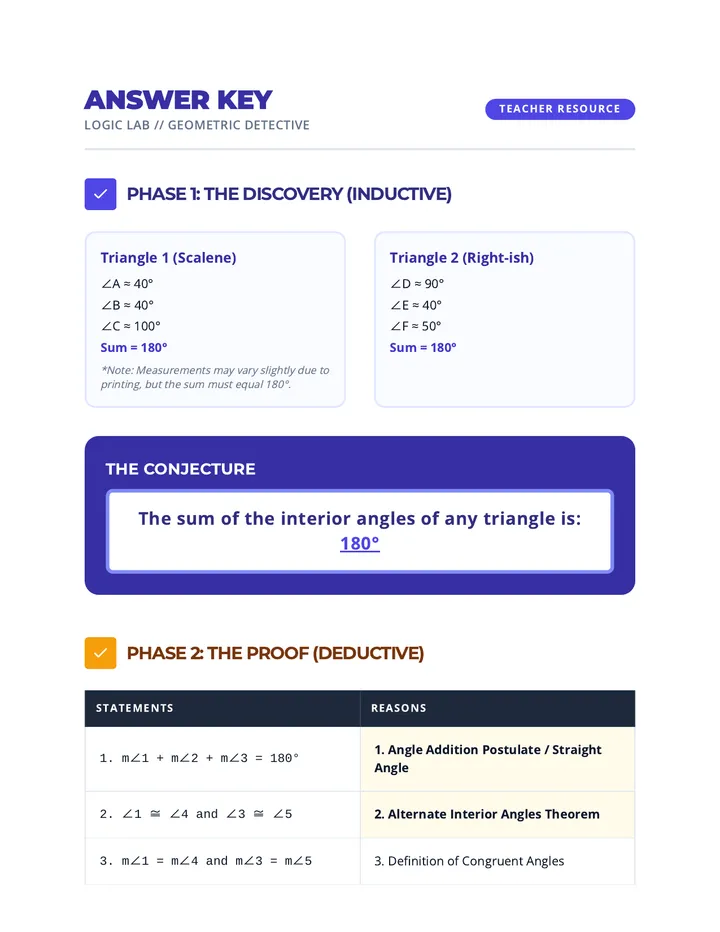 Proof Power Answer Key