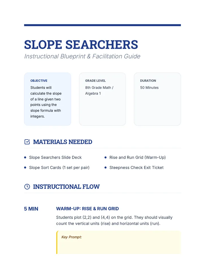 Blueprint Master Teacher Guide