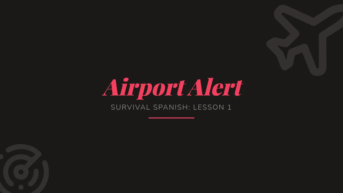 Airport Alert Slides