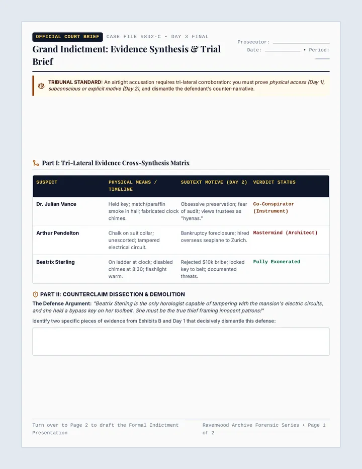 Final Brief Worksheet