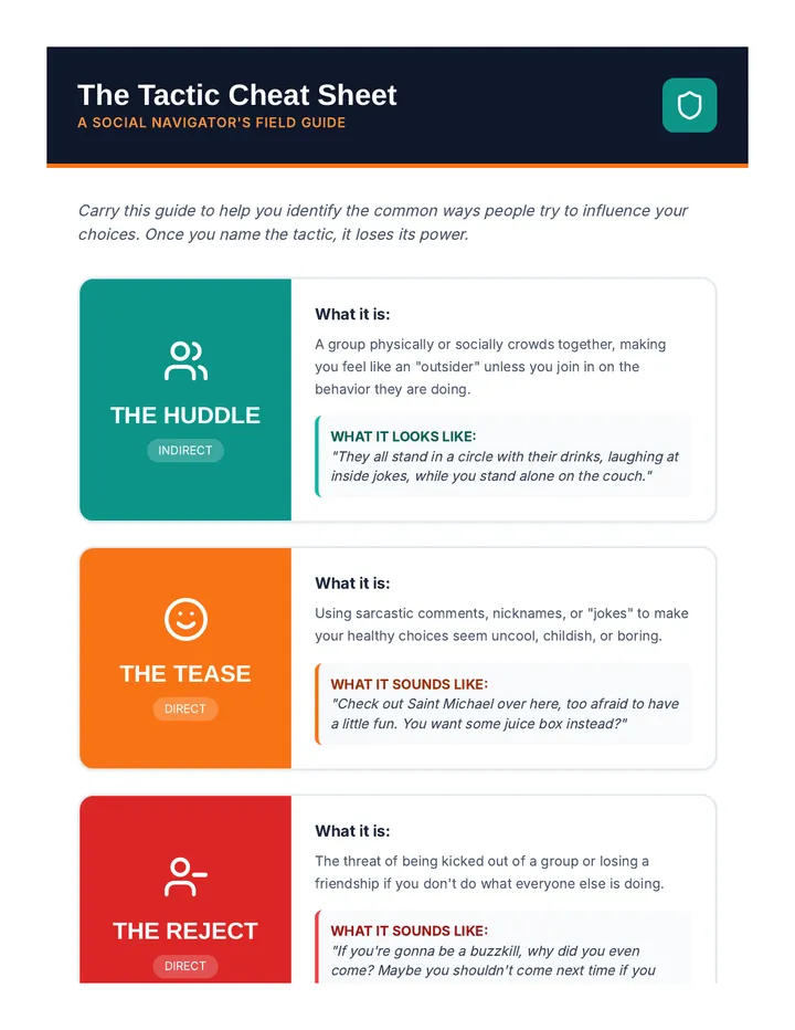 Tactics Cheat Sheet