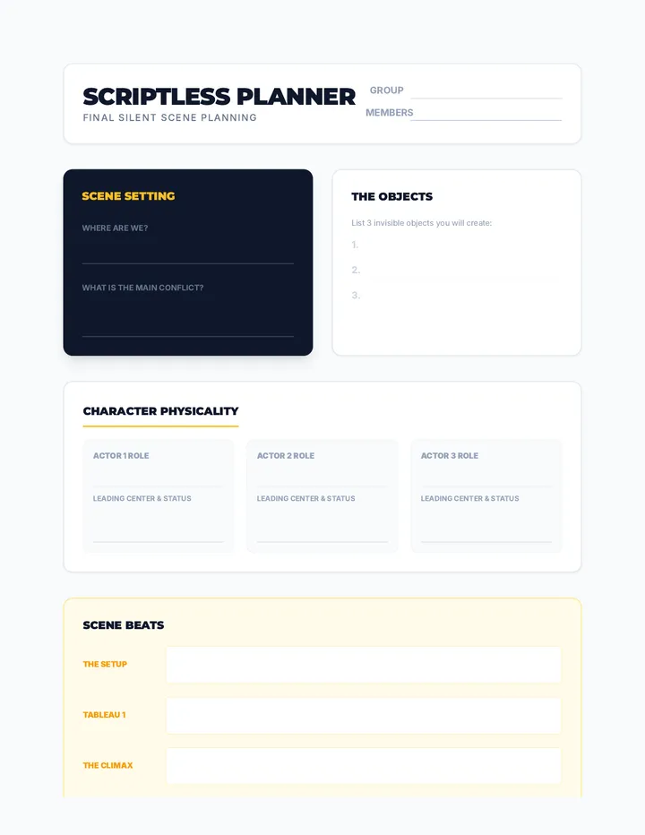 Performance Scriptless Planner