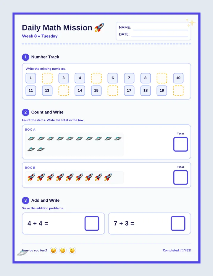 Week 8 Tuesday Worksheet