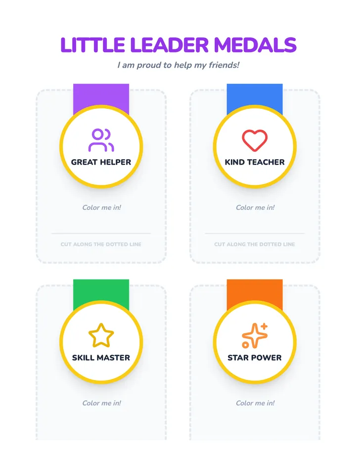 Little Leader Medals Student
