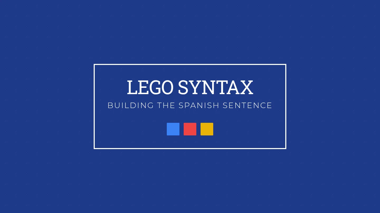 Lego Syntax Slides