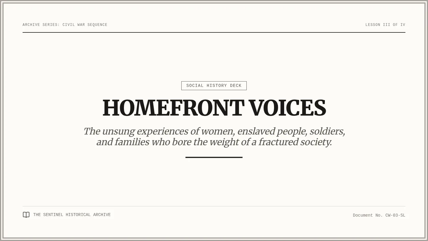 Homefront Voices Slides