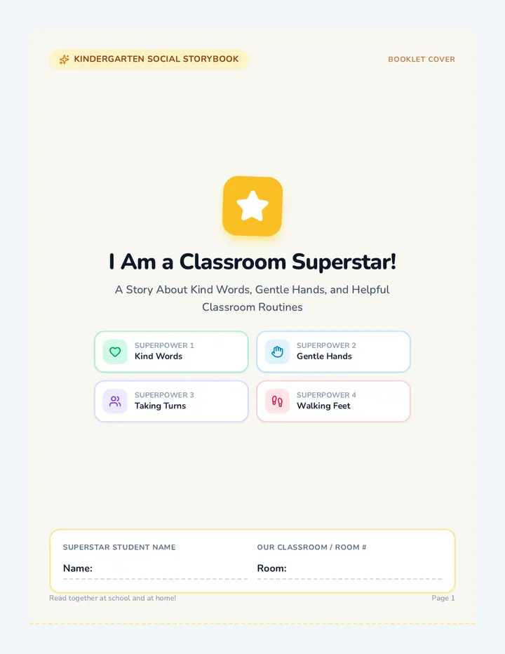 Classroom Superstars Booklet