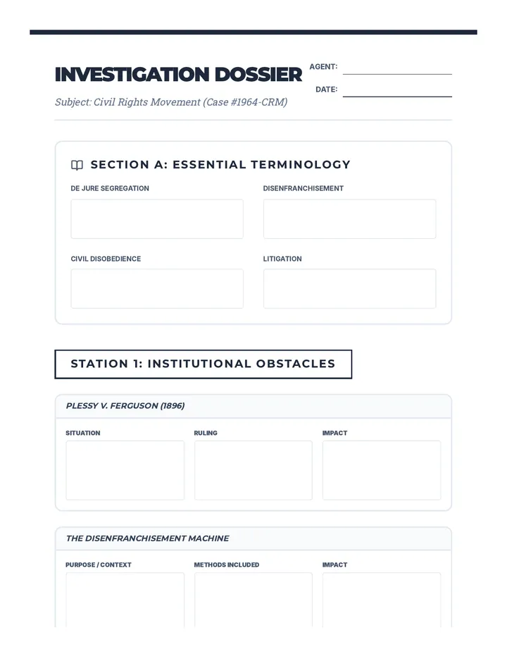 Justice Gallery Case File Dossier B&W Optimized