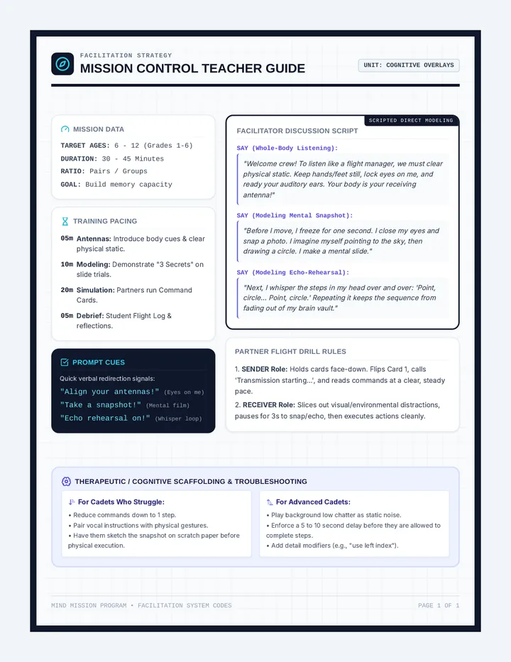 Mission Control Guide