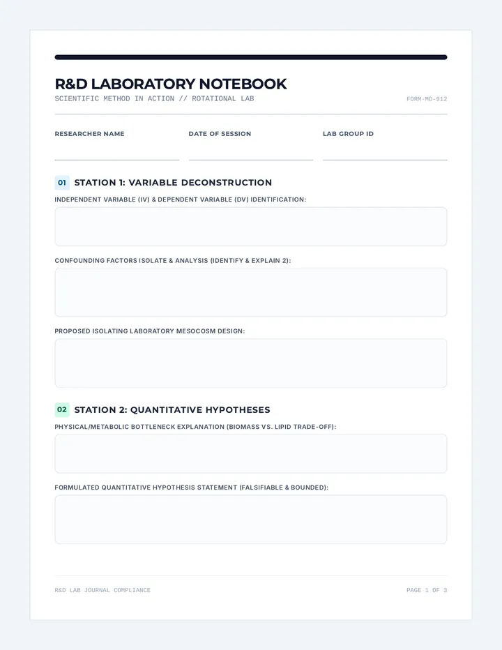 Student Laboratory Notebook