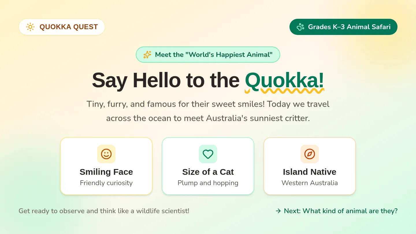 Quokka Quest Slides