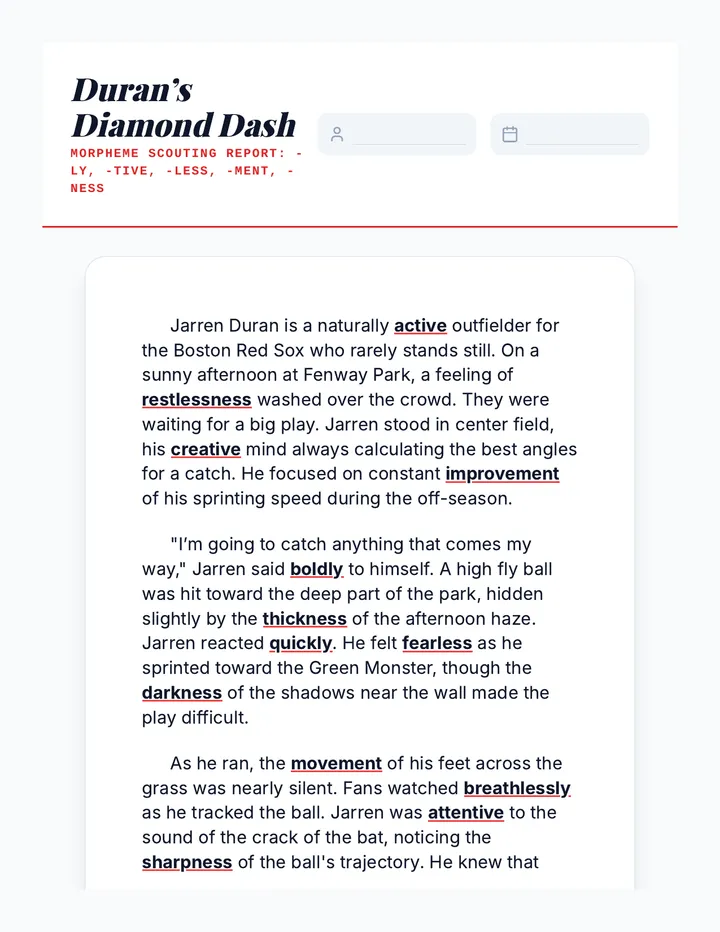 Jarren Duran Story Document