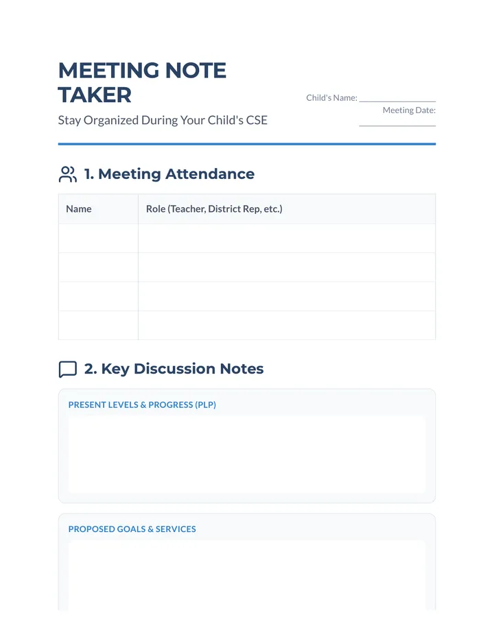 Meeting Note Taker