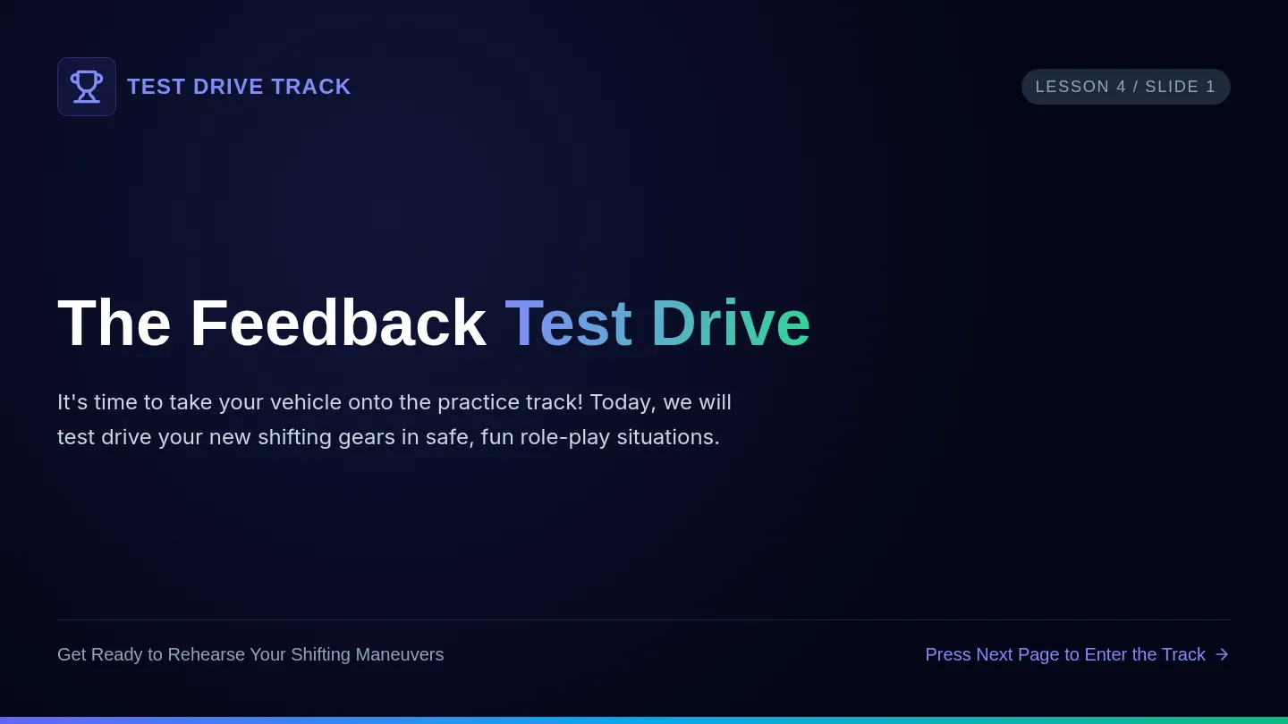 Test Drive Slides