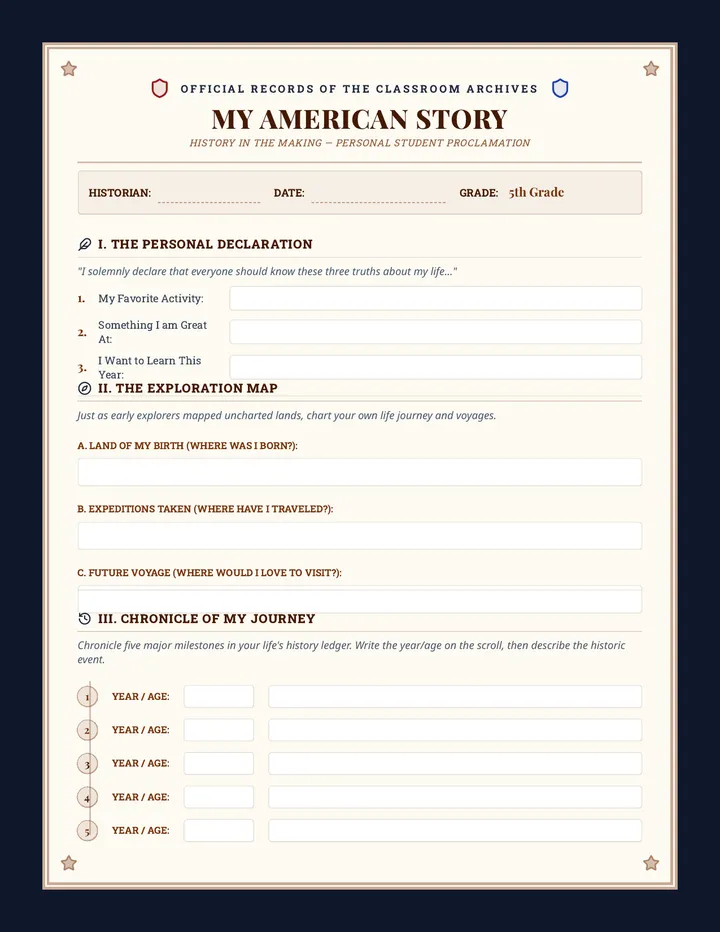 History Makers Worksheet