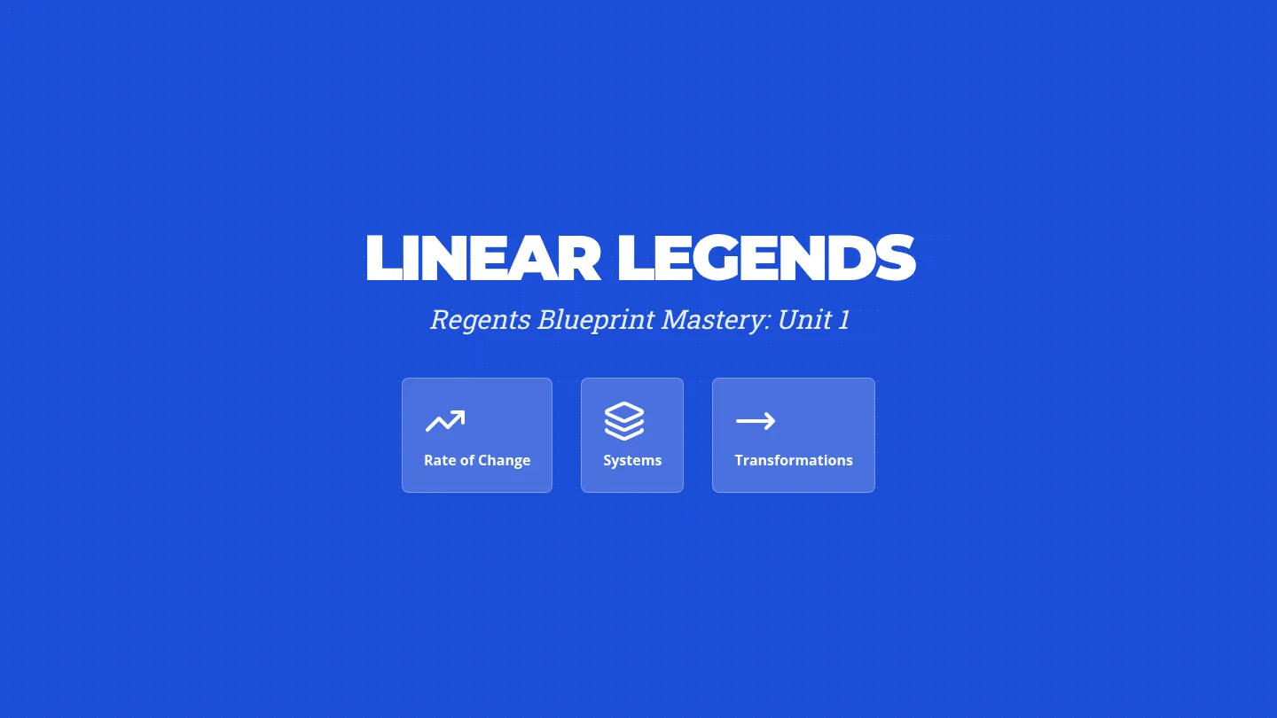 Linear Legends Slides