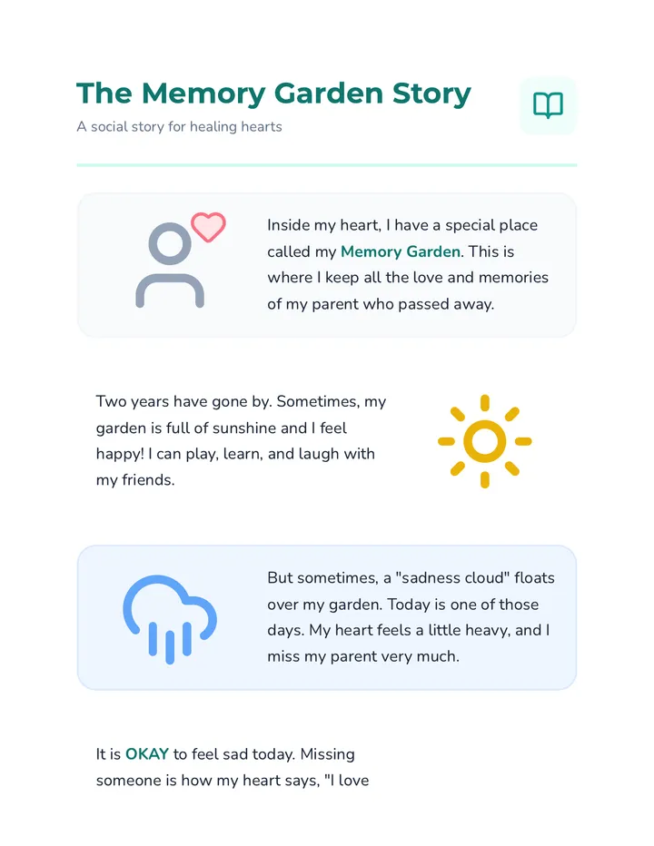 Memory Garden Story