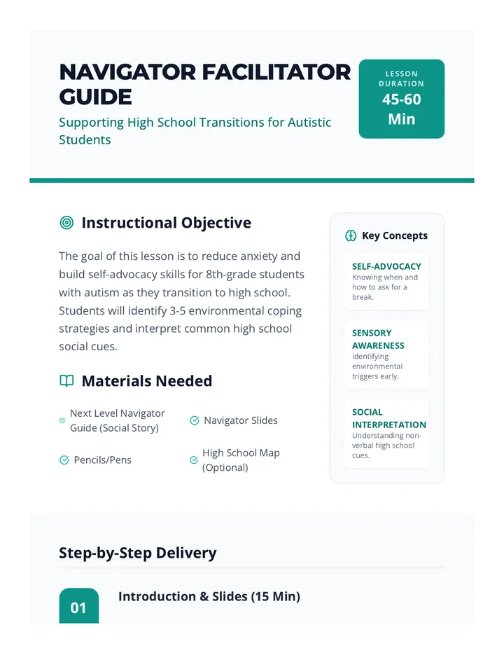 High School Navigator Facilitator Guide