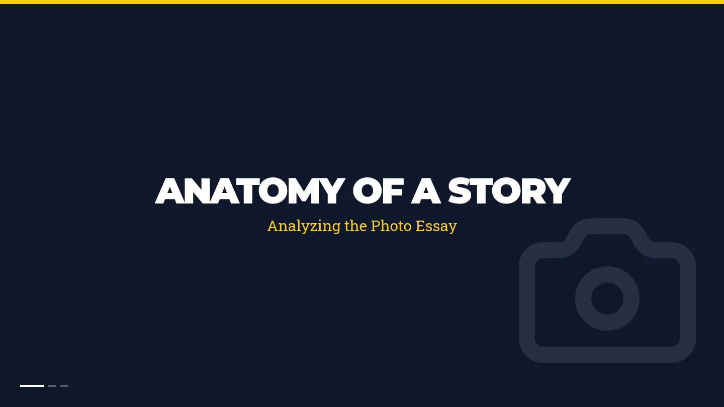 Photo Essay Anatomy Slides
