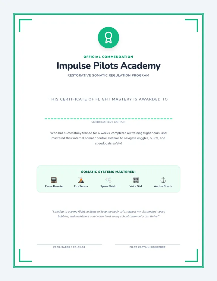 Pilot Captain Certificate