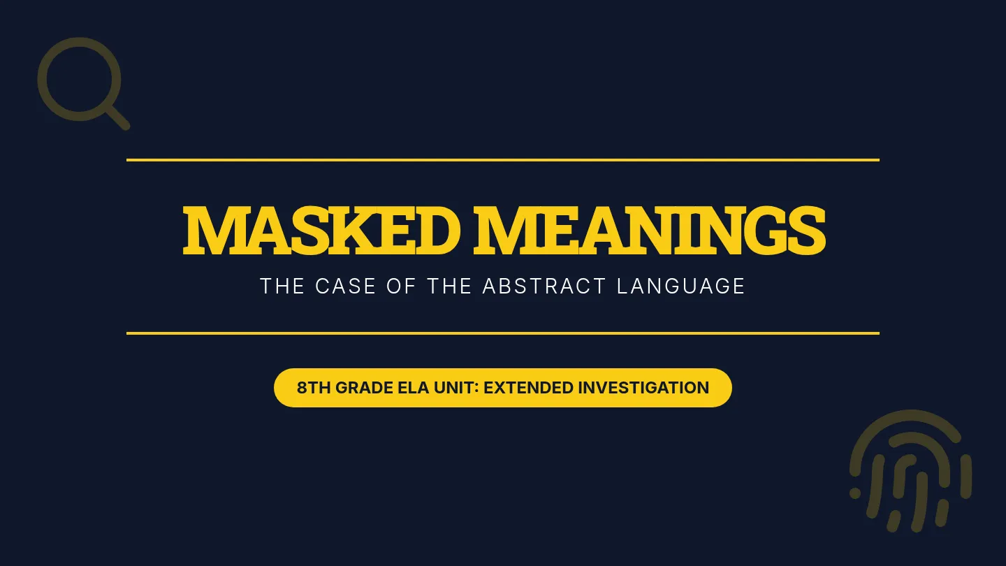 Masked Meanings Slides