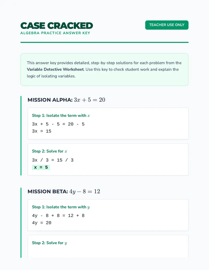 Crack the Algebra Code • Lesson • Lenny.com