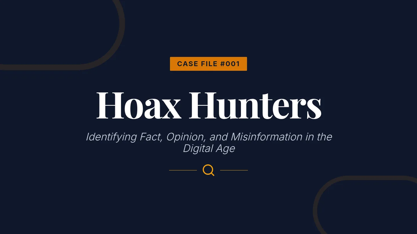 Hoax Hunters Slides