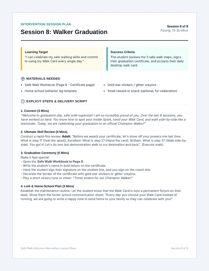 Session 8 Lesson Plan