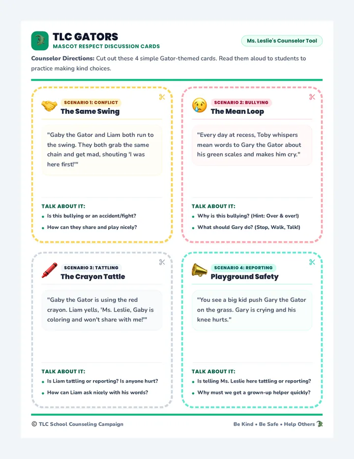 Respect Patrol Discussion Cards