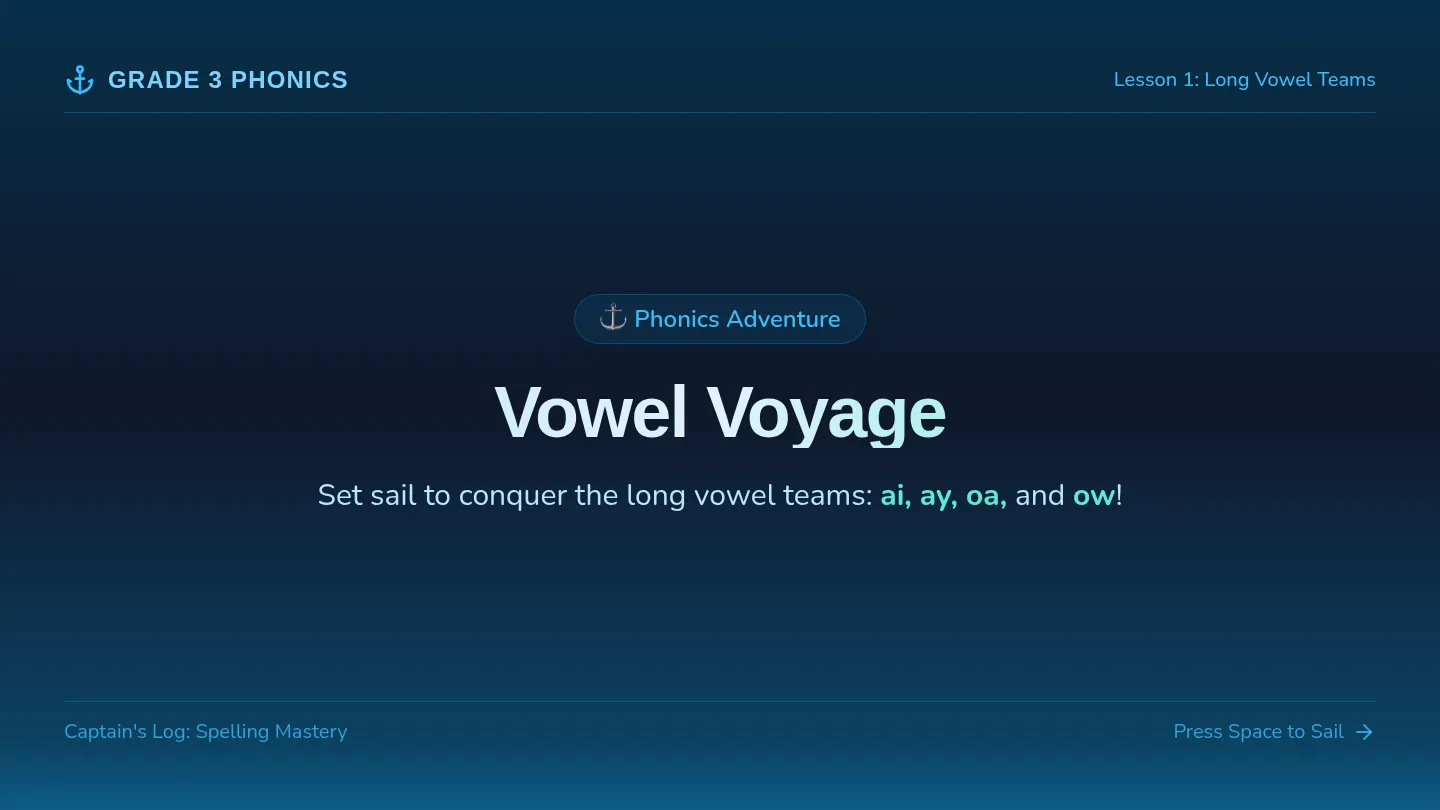 Vowel Voyage Slides