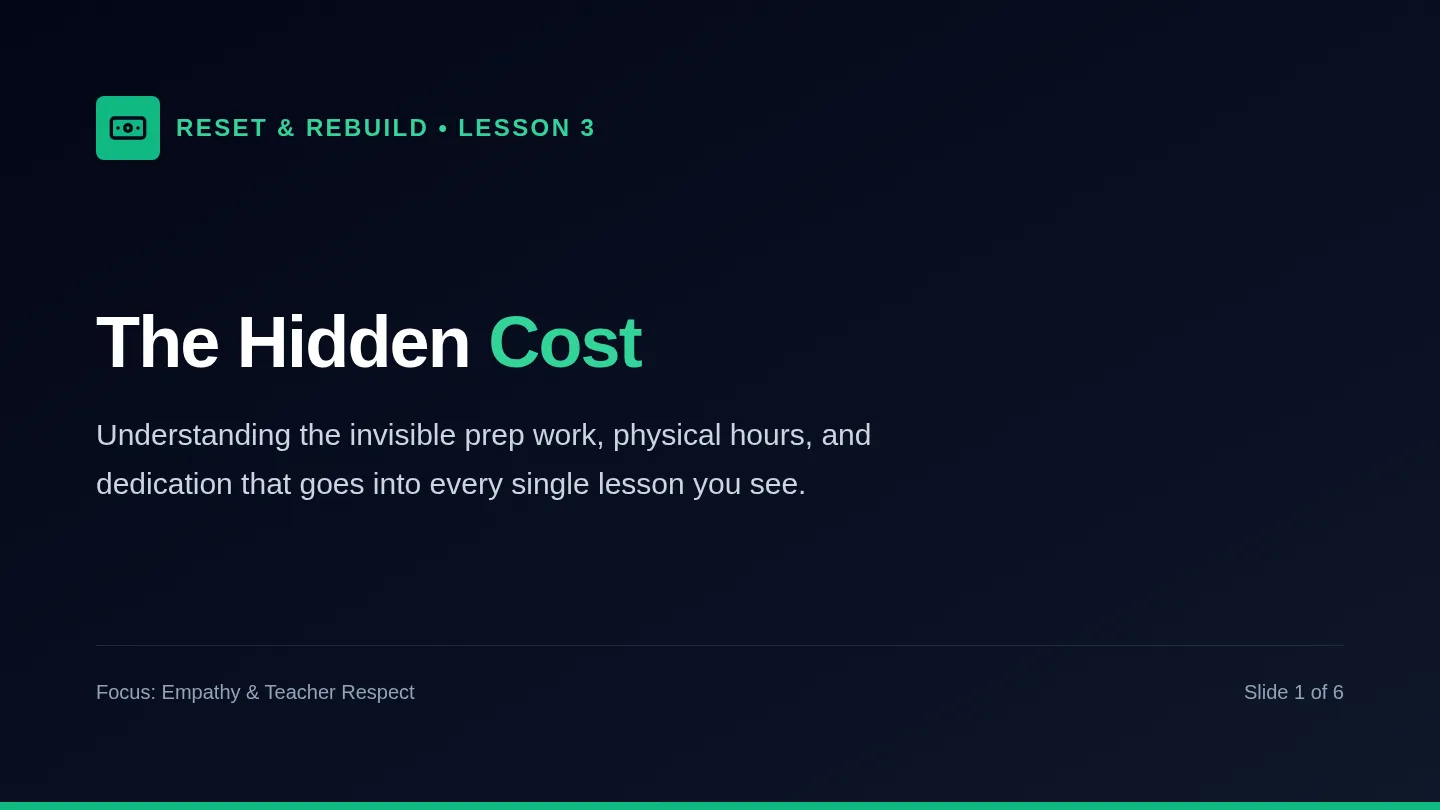 Hidden Cost Slides