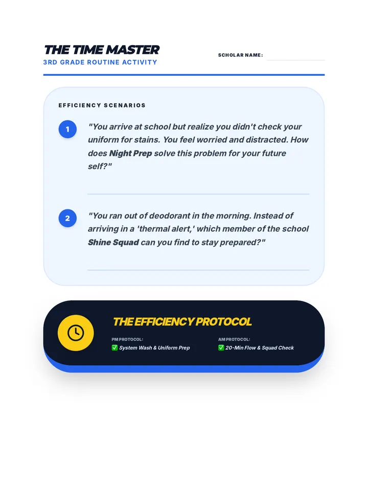 Time Mastery Activity Sheet (3) v2