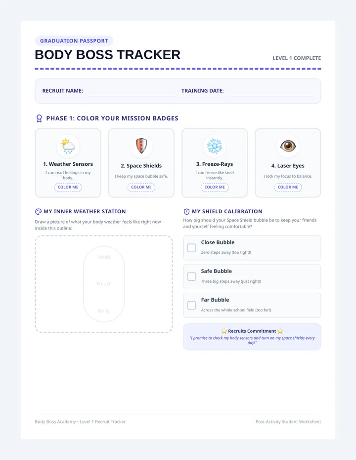 Body Bosses Mission Tracker