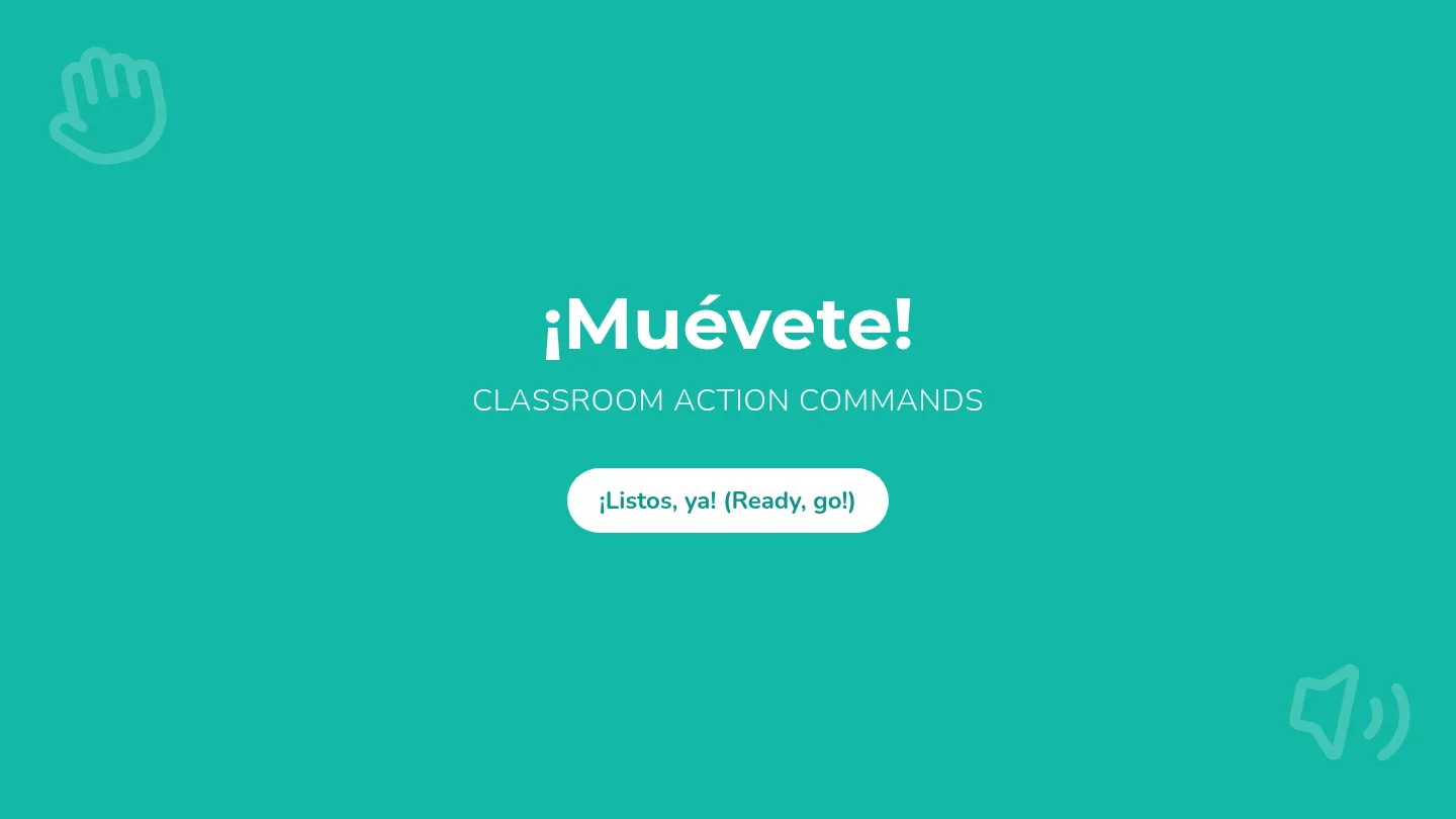 Muévete Commands Slides
